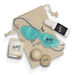 *NEW* Rest And Relax Kit Includes Lavender-Scented Candle, Natural Beeswax Lip Moisturizer, Lotion and a Gel Eye Mask in a Jute Bag