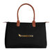 *NEW* 22” x 12” Polyester Twill Tote with Leatherette Accents, Zippered Closure and 31” Handles Makes a Great Female Executive Gift