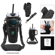 *NEW* Tumbler Sling With Storage Pouches and Shoulder Strap Fits Popular 40 oz. Mugs and is Made from Recycled Materials