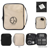 *NEW* 8 x 10 Rubberized PVC Tech Organizer Case with Interior Elastic Organizational Straps is Made From Recycled Materials