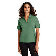*NEW* Womens Fashion-Forward Stretch Jersey Moisture-Wicking Polo