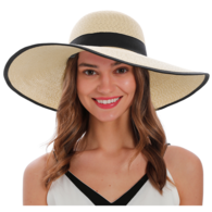 *NEW* Women's Wide Brim Straw Hat