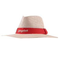 *NEW* Adult Wide-Brim Straw Hat with Colorful Band Choices