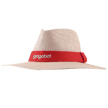 *NEW* Adult Wide-Brim Straw Hat with Colorful Band Choices