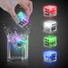 *NEW* 1.5" Clear Plastic Ice Cubes (Liquid-Activated, Blinking, Multiple Use)