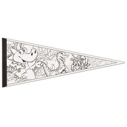 *NEW* 12" x 30" Color-Me Felt Pennant with Stock or Custom Designs