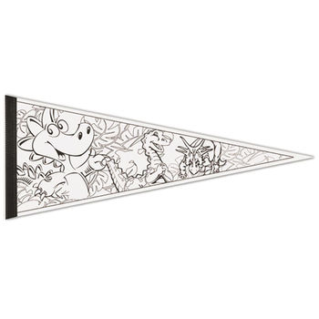 *NEW* 12" x 30" Color-Me Felt Pennant with Stock or Custom Designs