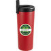 *NEW* 24 oz. Powder-Coated Vacuum-Insulated Stainless Steel Water Bottle with Flip-Straw Lid and Carrying Handle