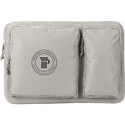 *NEW* Modern, Neutral-Colored Recycled Nylon Padded 15” Laptop Sleeve is Great for Remote Workers on the Go - 1% of Sales Donated to Eco Nonprofits