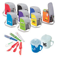 *NEW* 12-Can Lunch Cooler Kit Includes Cooler, Lunch Cup and Reusable Utensil Set