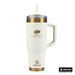 *NEW* Pelican&reg; 40 oz Double Wall Stainless Steel Travel Tumbler with Gold Accents is Perfect for 50th Anniversaries