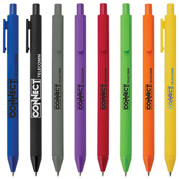 *NEW* Colorful Budget Pen with Comfy Rubberized Barrel