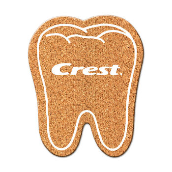 *NEW* Tooth Shape Coasters, Absorbent Cork