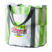 *NEW* 15” x 24” Colorful Mesh Striped Beach Bag Features 7 Outer Pockets, Enormous Interior and Inside Snap Hook for Keys/Sunglasses