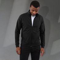 *NEW* Mens Eco Stretchy French Terry Knit Full Zip Jacket is a Great Option for Layering - 1% of Sales Donated to Eco Nonprofits