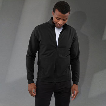 *NEW* Men’s Eco Stretchy French Terry Knit Full Zip Jacket is a Great Option for Layering - 1% of Sales Donated to Eco Nonprofits