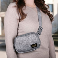 *NEW* 7 x 5 Neoprene Water-Resistant Cross-Body/Belt Bag with Zippered Back Pocket for Secure Storage 