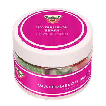 *NEW* SMALL Gummy Watermelon Wedges Dusted with Tart Sugar Crystals
