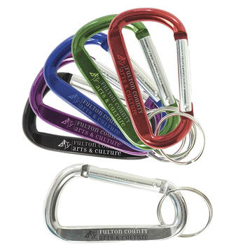 Large 3 1/2" Carabiner Keytag