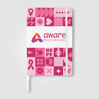 *NEW* 5.5 x 8 Bound Hardcover FSC-Paper Notebook with a Full-Color Front Cover Edge-to-Edge Imprint on the Front Cover 