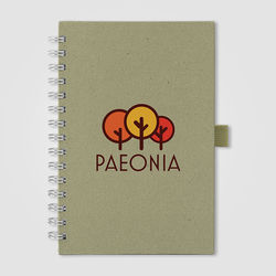*NEW* 5.5” x 8” Spiral Notebook Made from Recycled Milk Cartons – Full Color