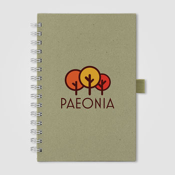 *NEW* 5.5” x 8” Spiral Notebook Made from Recycled Milk Cartons – Full Color