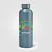 *NEW* 24 oz Single-Wall Recycled Aluminum Bottle in Muted-Fashion Metallics - Printed in Full-Color 