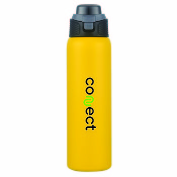 *NEW* 28 oz Colorful Stainless Steel Double-Wall Sip Or Chug Water Bottle with Carry Loop