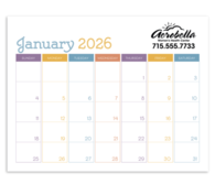 *NEW* 8.5 x 11 13-Month Non-Adhesive Calendar Planner is a Perfect Desk Pad for Small Spaces