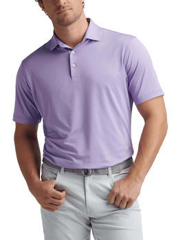*NEW* Peter Millar&Reg; Men's Solid Performance Polo - Self Collar