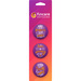 *NEW* 3-Pack of Buttons on a Fully Custom QR-Code Ready Packaging Card That Can Double as a Bookmark 