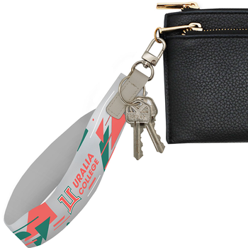*NEW* 1.25" Wrist Strap Keyring with Full-Color Printing, a Convenient Lobster Clip and Colored Faux Leather Accent Strap is Perfect for Attaching to Purses and Bags 