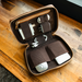 Zippered Recycled Leather Tech Case Adds a Touch of Refined Style to Your Travel Tech Gear
