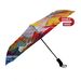 *NEW* 44" Arc Auto-Open Recycled Polyester Umbrella with Rubberized Handle and Full-Color Outside AND Inside Canopy  (13" Folded)