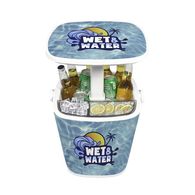 *NEW* Telescoping Pole Mini Cooler/Tabletop Holds 15 Cans, Features a Built-in-Handle, Condiment Caddy and Bottle Opener and is Perfect for On-The-Go Fun