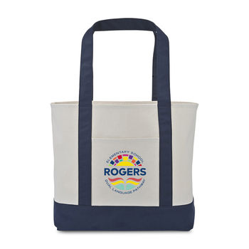 *NEW* 21" X 15" X 7" 12 oz Cotton Canvas Tote - Like Those Sold at Popular Trader Stores