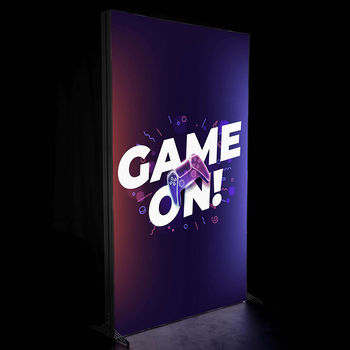 *NEW* 5' x 8' Tabletop Size Innovative, Lightweight, Display Kit is Internally LED Lit with Edge-to-Edge Illumination and Features Tool-Free Assembly with Super Easy Install and Tear Down