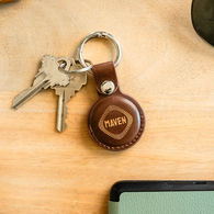 *NEW* Premium Handmade, Vegan Leather Apple AirTag Keychain is a Great Executive or Board Member Gift