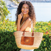 *NEW* 20" x 6" Straw Bag 