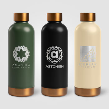 *NEW* 18 oz. Double Wall Stainless Steel Bottle - Laser Engraved