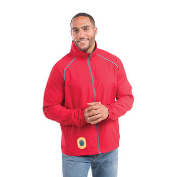 MEN'S Full-Zip Packable Jacket is Water & Wind Resistant 
