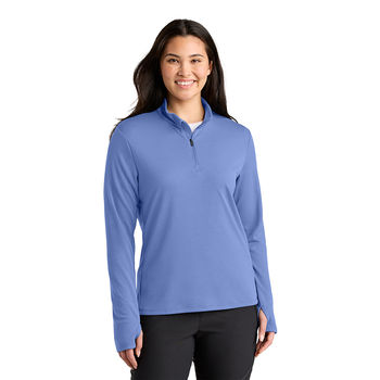 *NEW* The North Face&reg; Women’s Ambition Moisture-Wicking Quarter Zip Made from Recycled Polyester