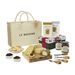 *NEW* Kitchen Cheese Pairing Gift Set with 4 Appetizer Foods and a Cutting Board In a Stylish Market Tote 
