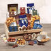 *NEW* Crate Full of Snacks Includes a Variety of Cookies, Chocolates, Popcorn, Pretzels, Taffy, Cocoa, Bleu-Cheese Stuffed Olives and More!