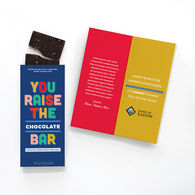 *NEW* Fully Customizable Greeting Card with Inserted Sea Salt Caramel Gourmet Chocolate Bar is a Mailable Appreciation Gift that is Sure to be Remembered
