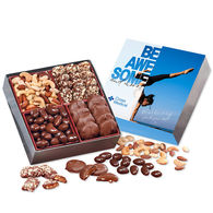 *NEW* Signature Assortment of Mixed Nuts, English Butter Toffee, Chocolate Pecan Clusters and Milk Chocolate Almonds in a Gift Box with a Full-Color Sleeve