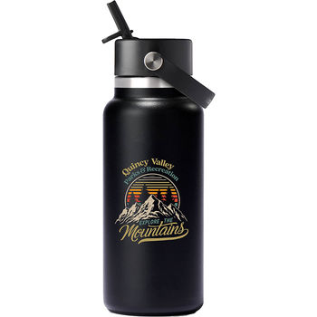 *NEW* Hydro Flask&trade; Wide Mouth With Flex Straw Cap 32oz