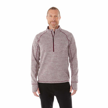 Zoom-Ready MEN'S Wicking Half-Zip Pullover