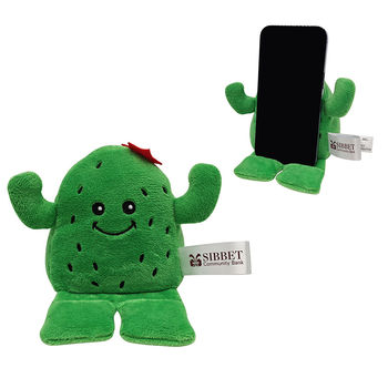 *NEW* Cheerful Cactus Weighted-Base Plush Phone Holder is a Versatile Desk Companion and is Perfect for Arizona-Themed Events