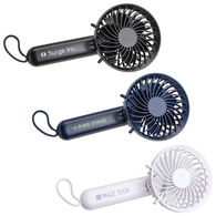 *NEW* Handheld Lightweight Rechargeable Fan with Carabiner to Attach to Bags, Belt Loops and More